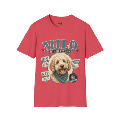 Milo "The Good Boy Issue" Dog Portrait T-Shirt