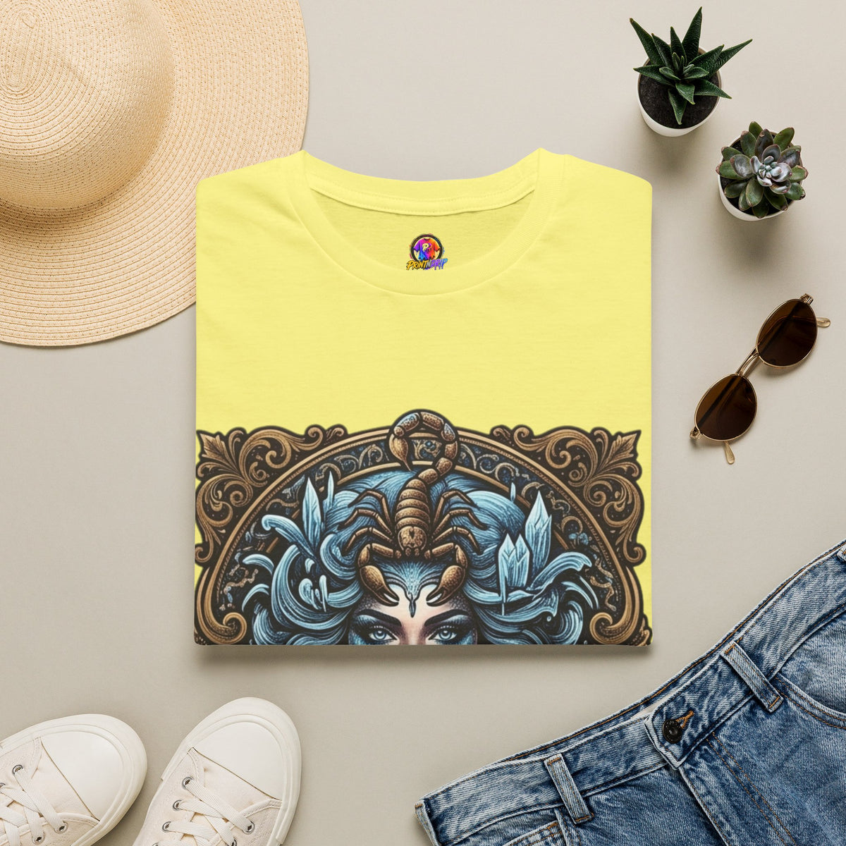 Scorpio Astrology T-Shirt — "Beautifully Intense" Zodiac Graphic Tee