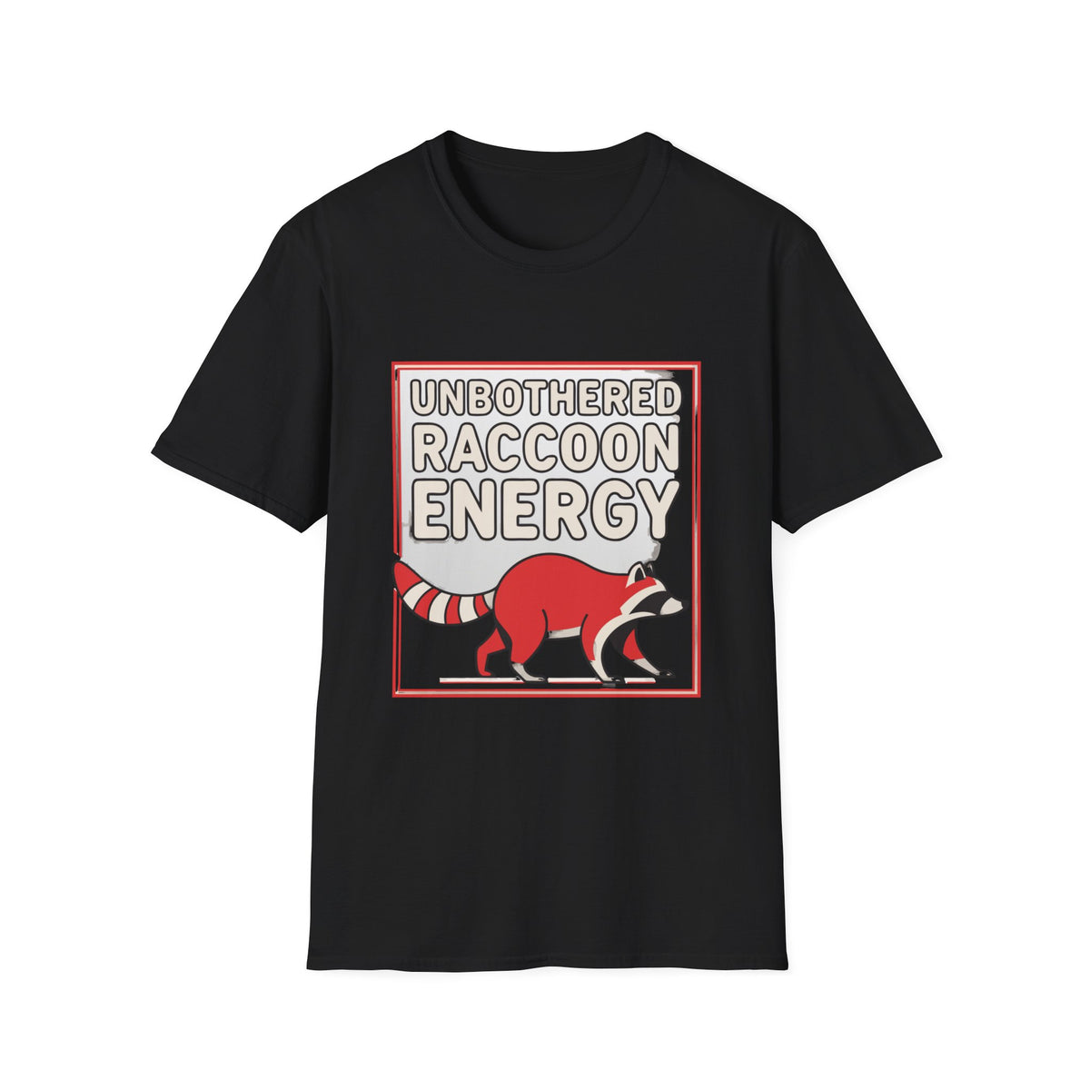 Raccoon T-Shirt — "Unbothered Raccoon Energy" Retro Graphic Tee - Trending Now - August 2026