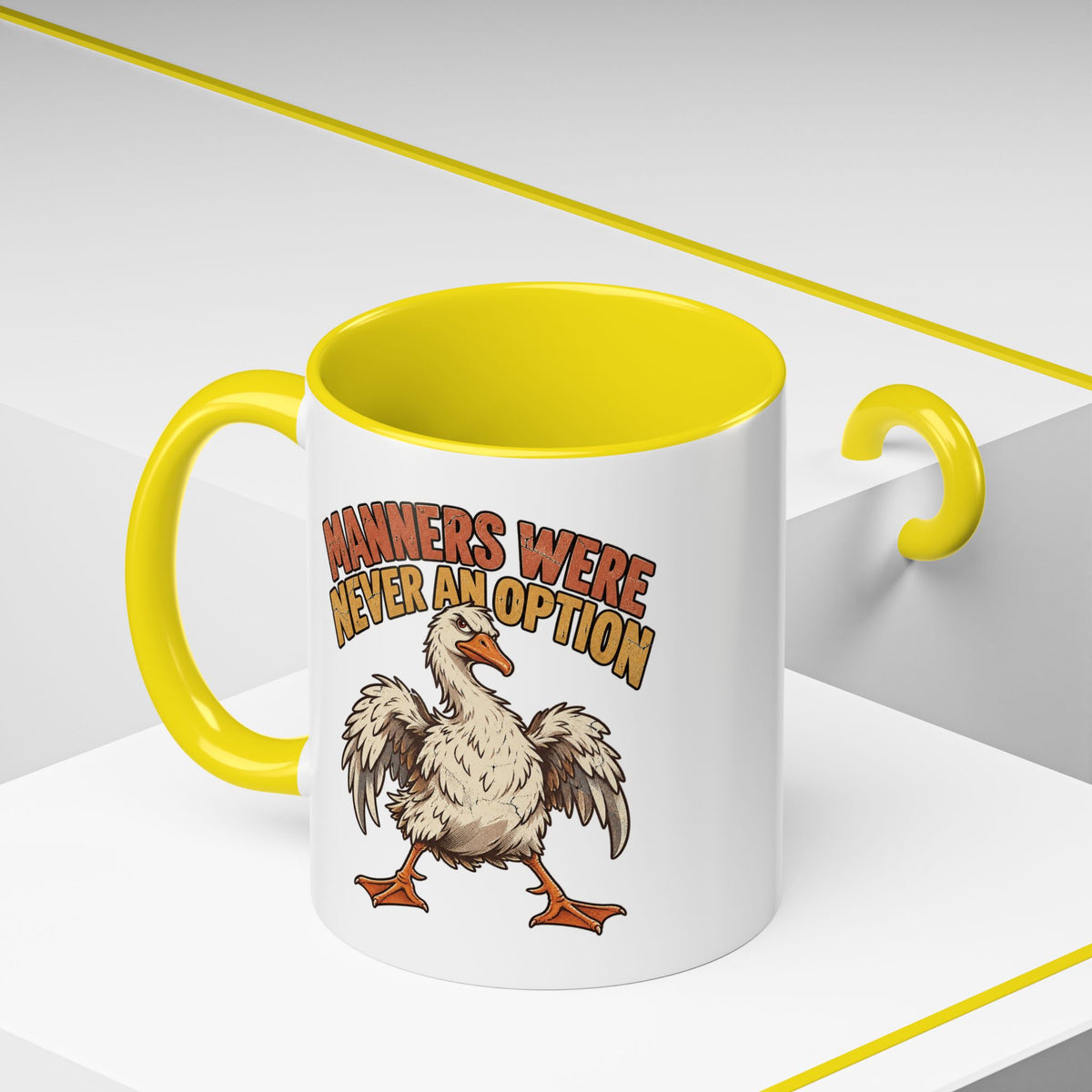 Manners Were Never An Option Funny And Witty  Coffee Mug