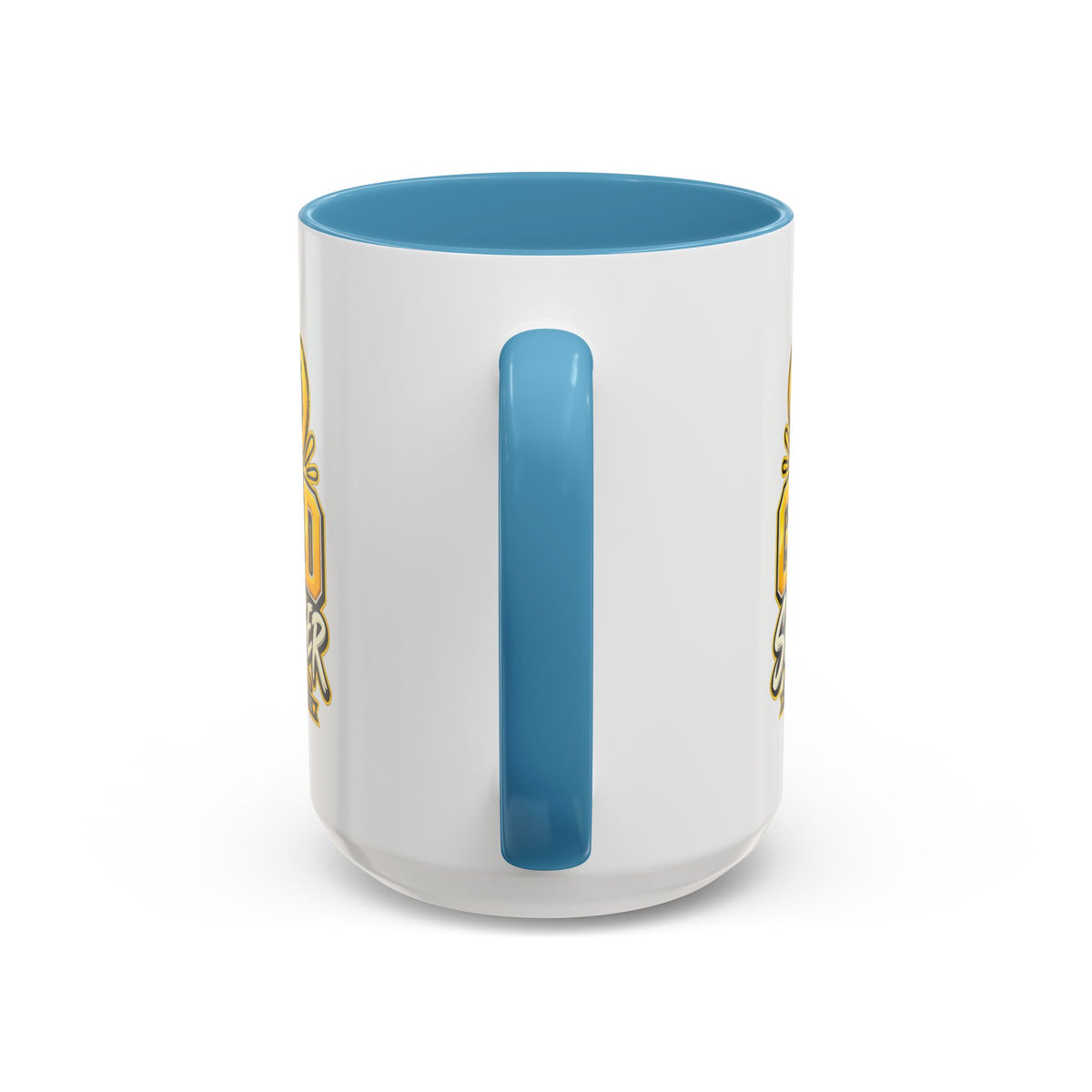Gold September Coffee Mug — Childhood Cancer Awareness Accent Mug (11/15oz)