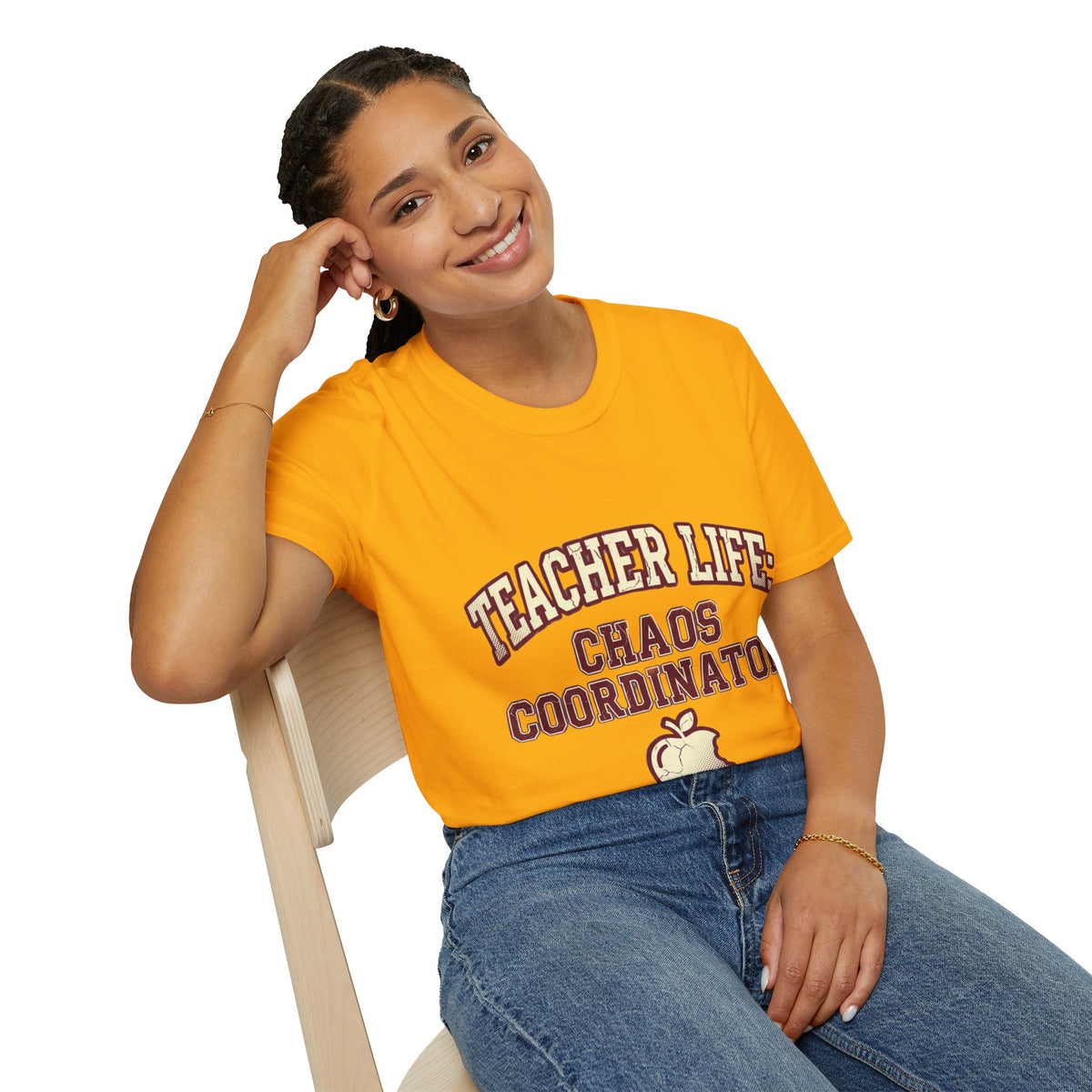 Teacher Life Chaos Coordinator Unisex Softstyle T-Shirt