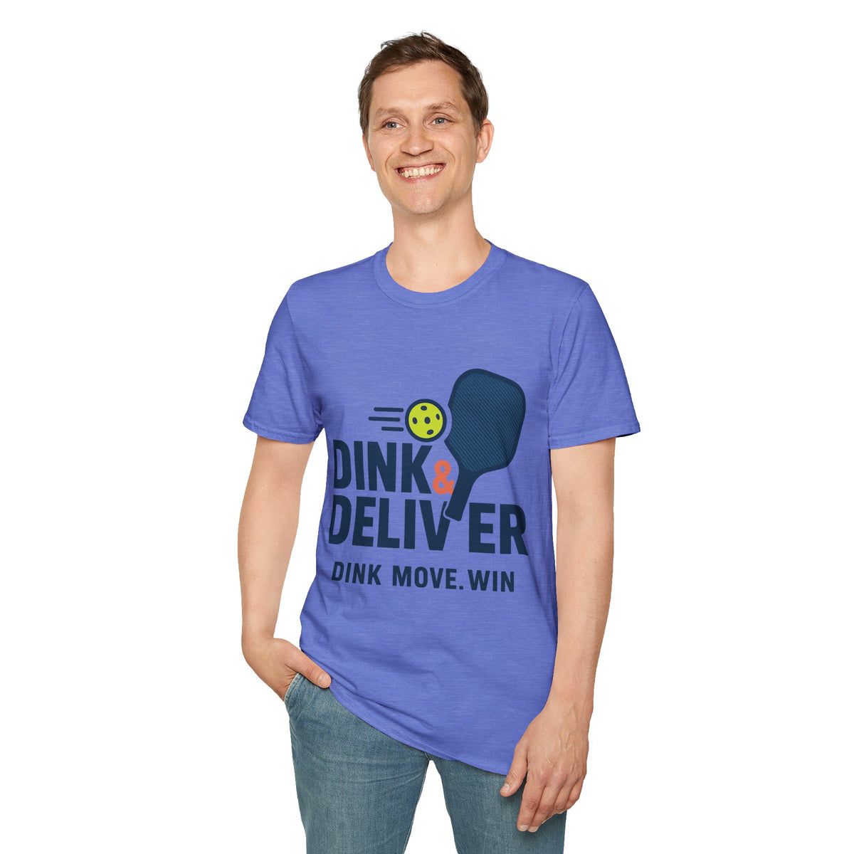 Pickleball Player T‑Shirt — 'Dink. Drive. Deliver.' Graphic Tee for Pickleball Fans - Trending Now - August 2026