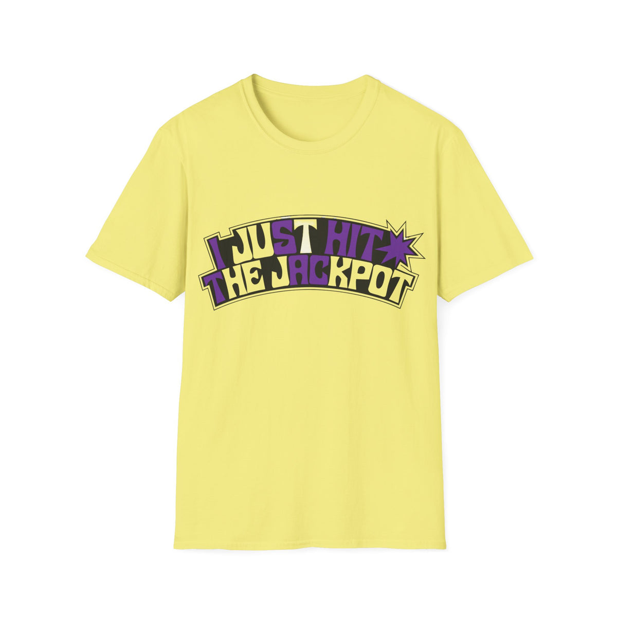 Just Hit the Jackpot T-Shirt — Retro Casino Graphic Tee - Trending Now - August 2026