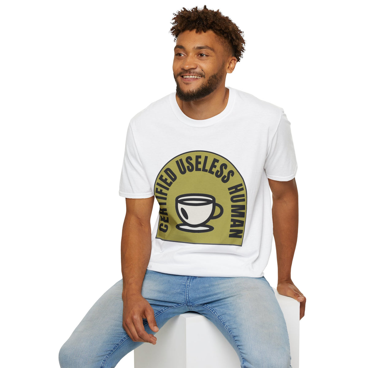 Certified Useless Human T-Shirt — Funny Coffee Lover Graphic Tee - Trending Now - August 2026