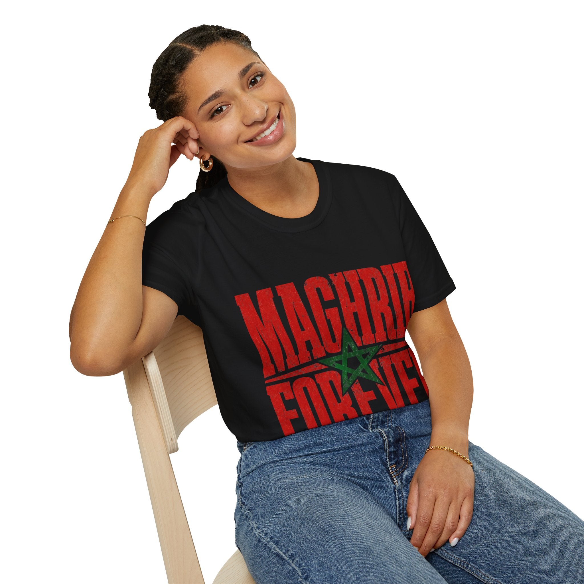 Morocco T-Shirt — Maghrib Forever Moroccan Flag Graphic Tee
