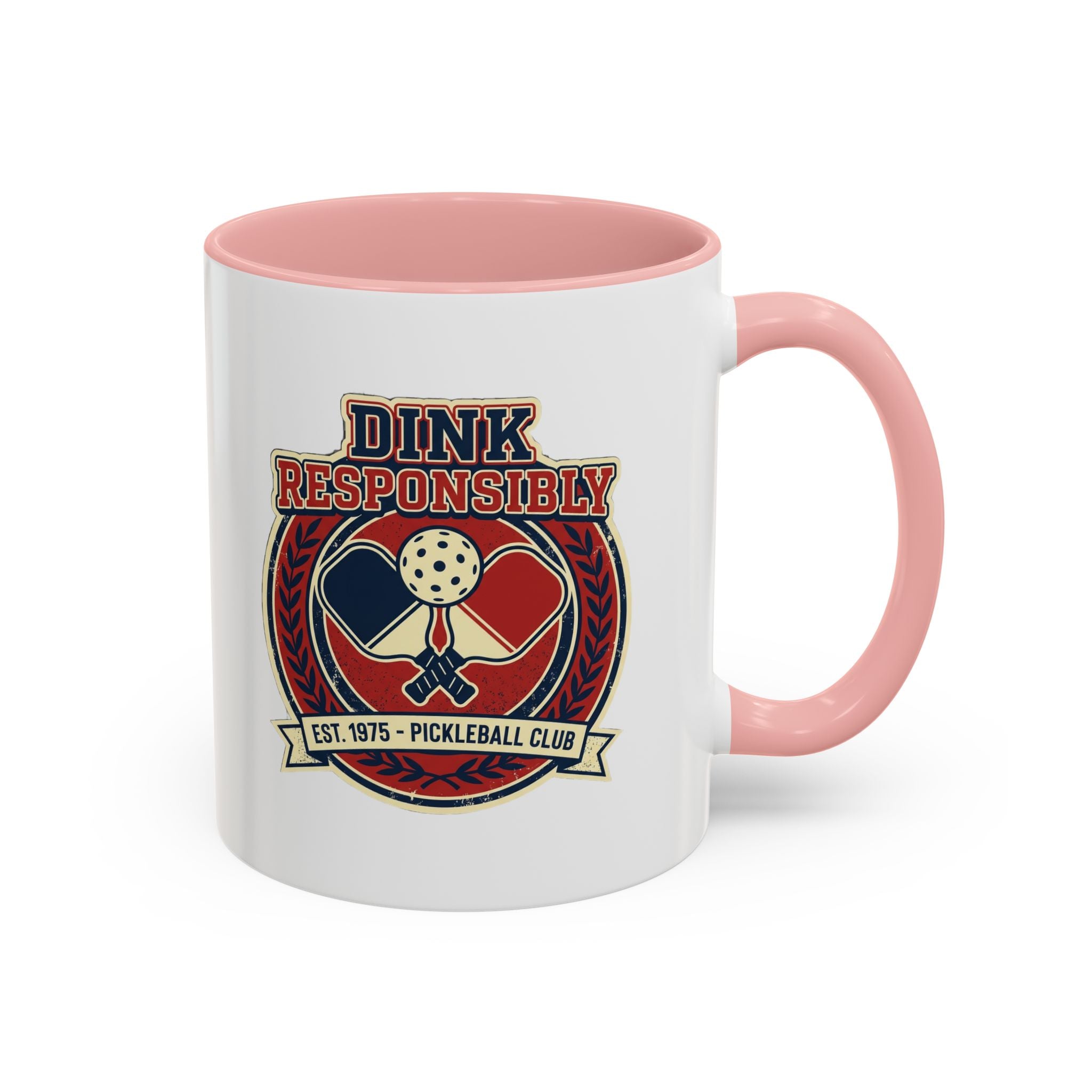 Funny Pickleball Coffee Mug - "Dink Responsibly" Accent Mug