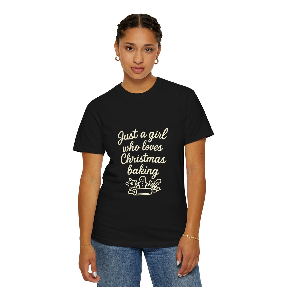 Christmas Baking T-Shirt — "Just a Girl Who Loves Christmas Baking" Holiday Tee- Trending Now - October 2026