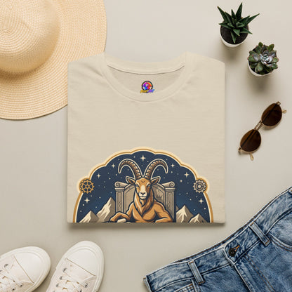Capricorn Zodiac T-Shirt — "Building an Empire" Goat Horoscope Tee
