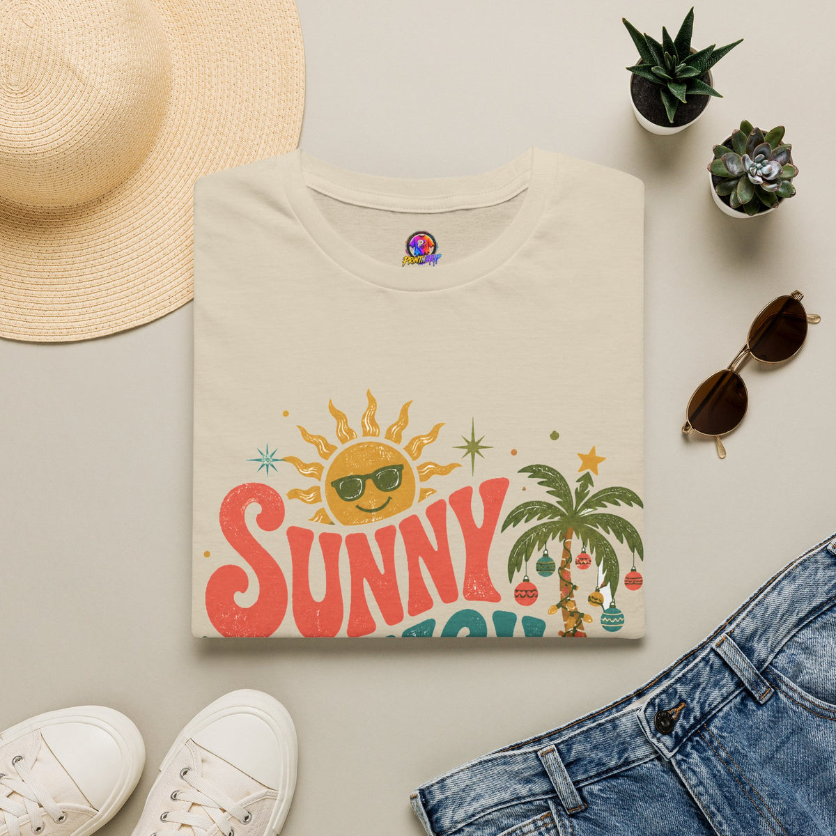 Sunny Sleigh Vibes T-Shirt
