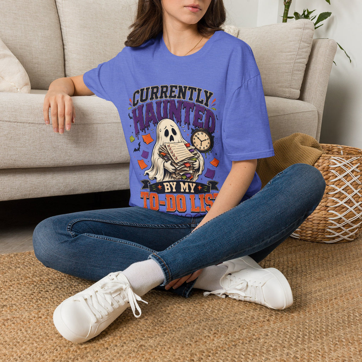 Halloween Currently Haunted Unisex Softstyle T-Shirt