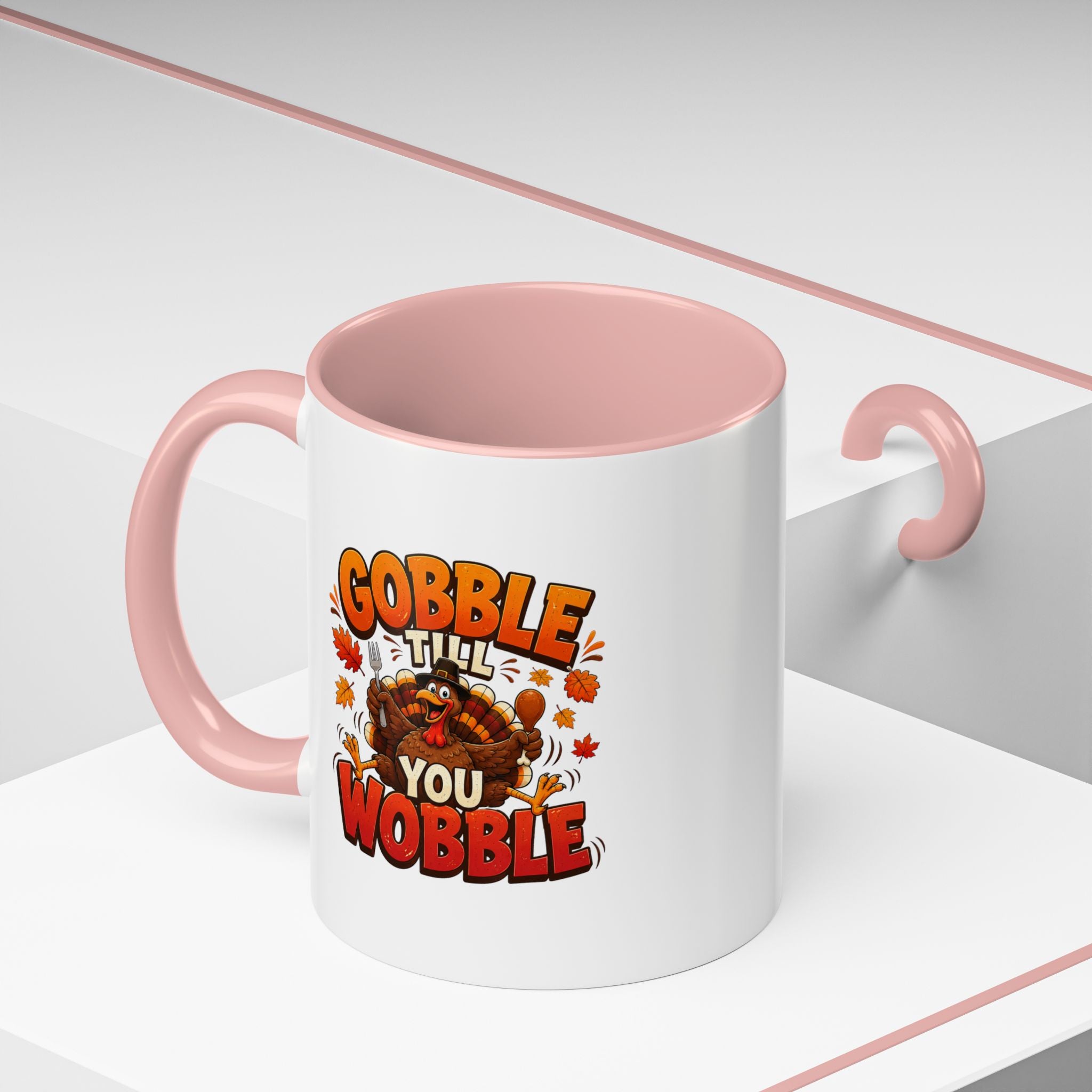 Thanksgiving Mug Gobble ’Til You Wobble Thanksgiving Coffee Mug