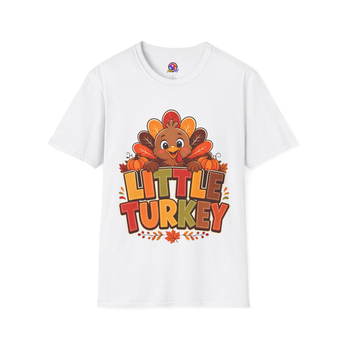 Thanksgiving T-Shirt Little Turkey T‑Shirt – Cute Thanksgiving Kids & Family Tee