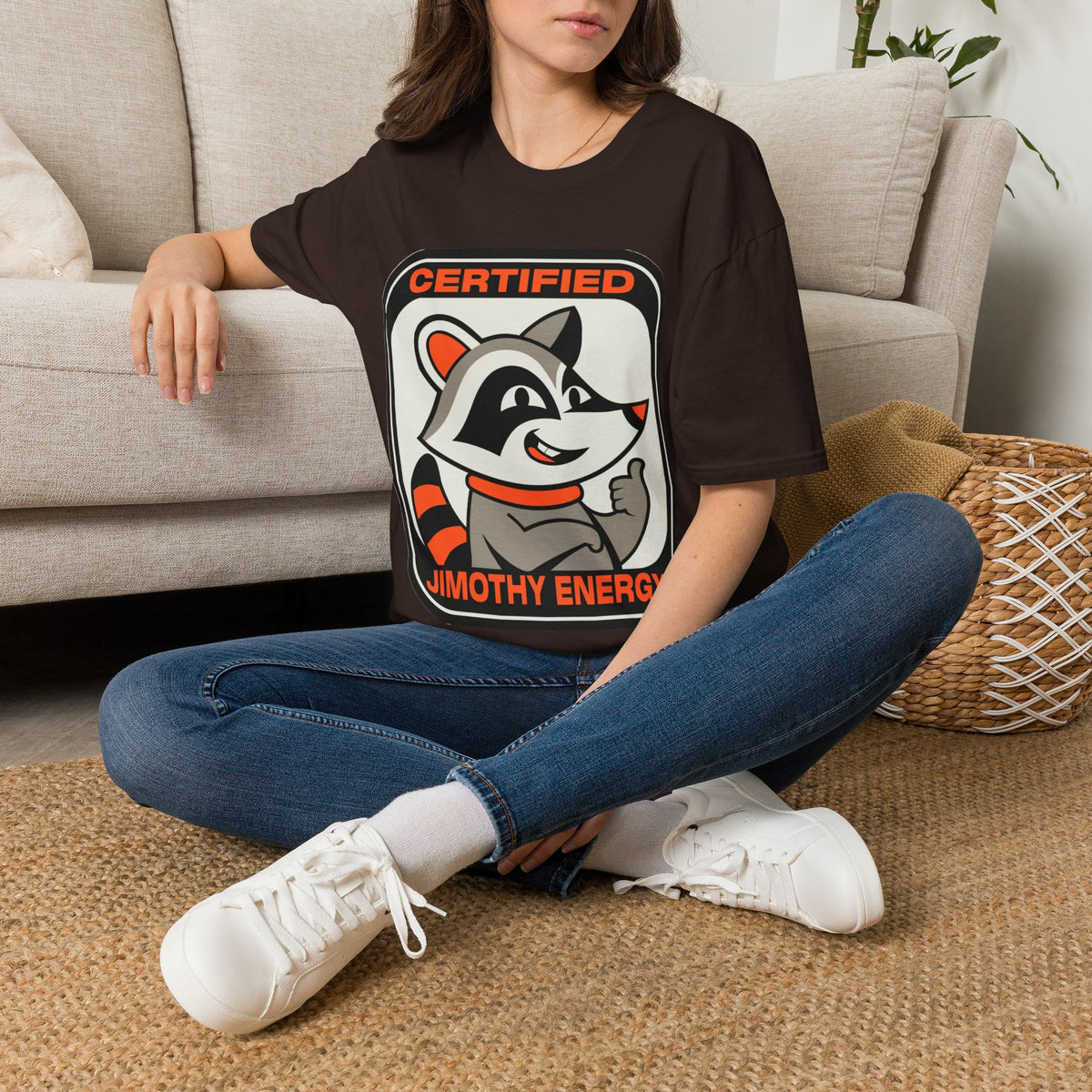 Certified Timothy Energies T-Shirt — Retro Raccoon Graphic Tee - Trending Now - August 2026