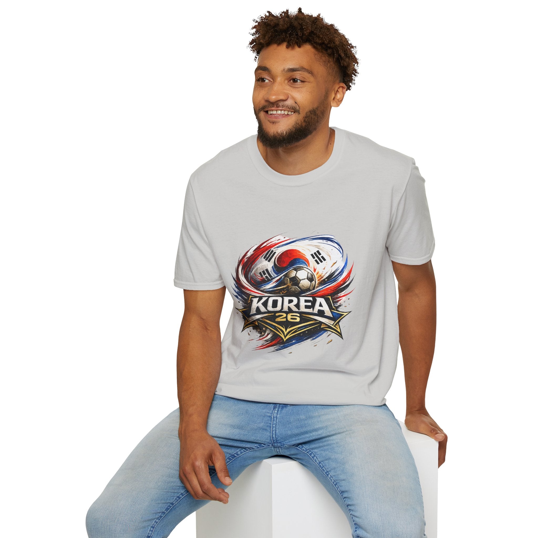 Korea Soccer T‑Shirt — Korea Football Crest Tee