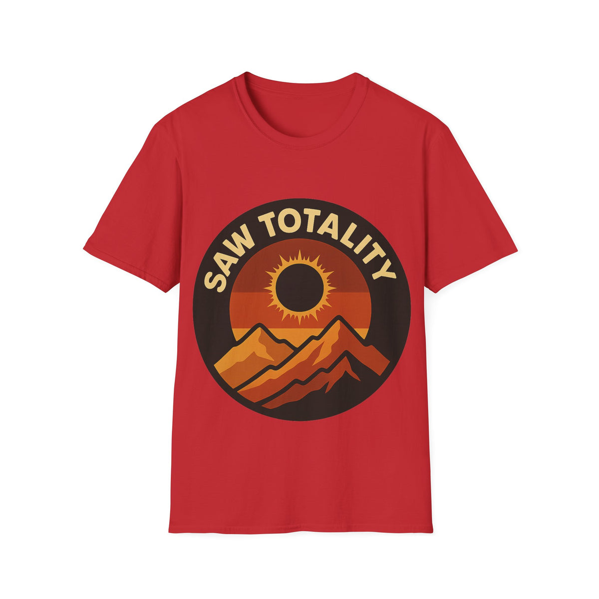I Saw Totality Solar Eclipse Graphic Tee - Retro Nature Mountain T-Shirt - Trending Now - September 2026
