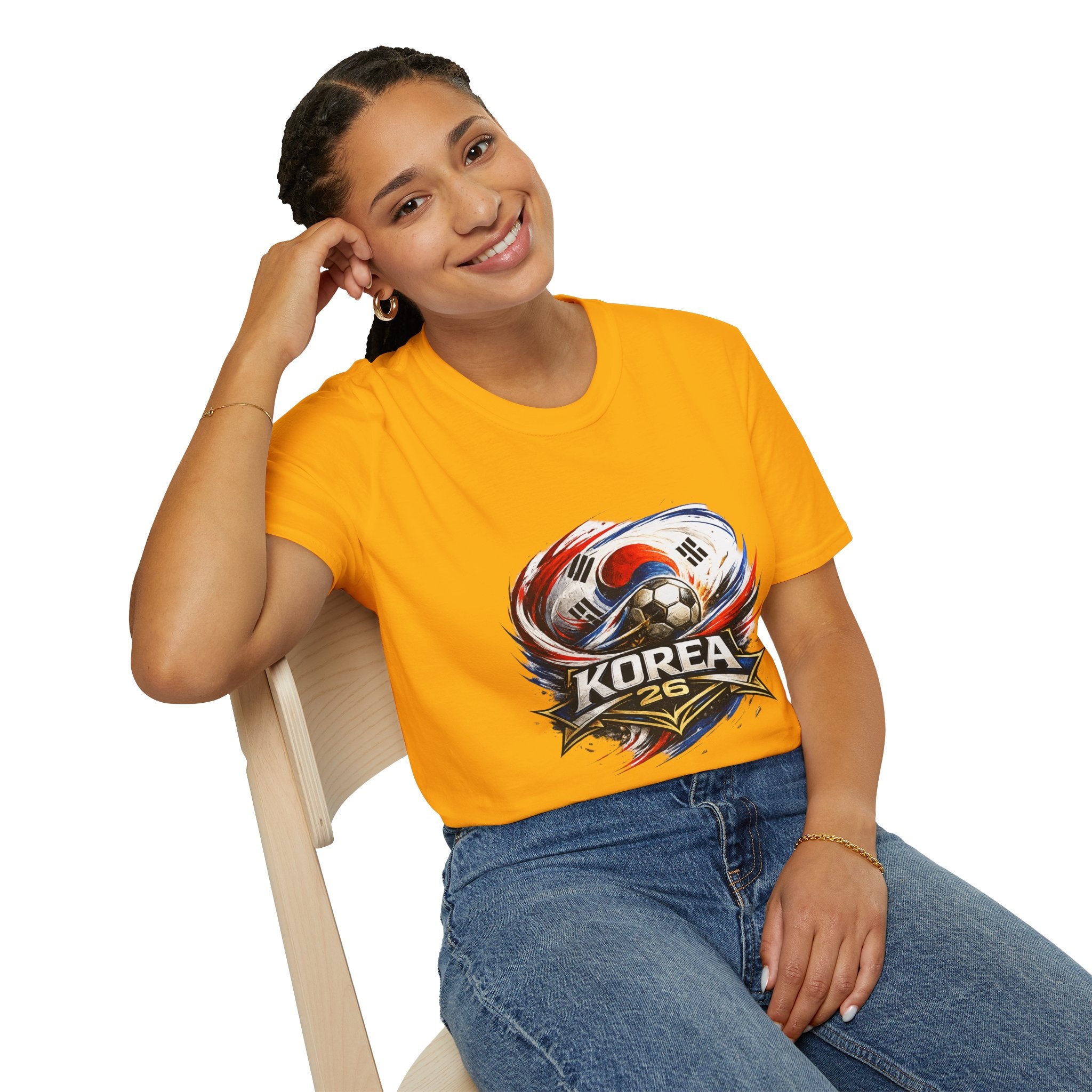 Korea Soccer T‑Shirt — Korea Football Crest Tee