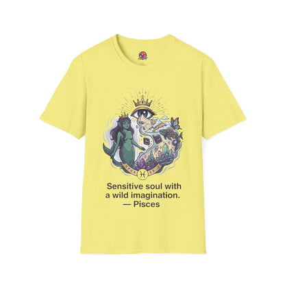 Mystical Mermaid Eye T-Shirt — 'Sensitive soul with a wild imagination' Graphic Tee