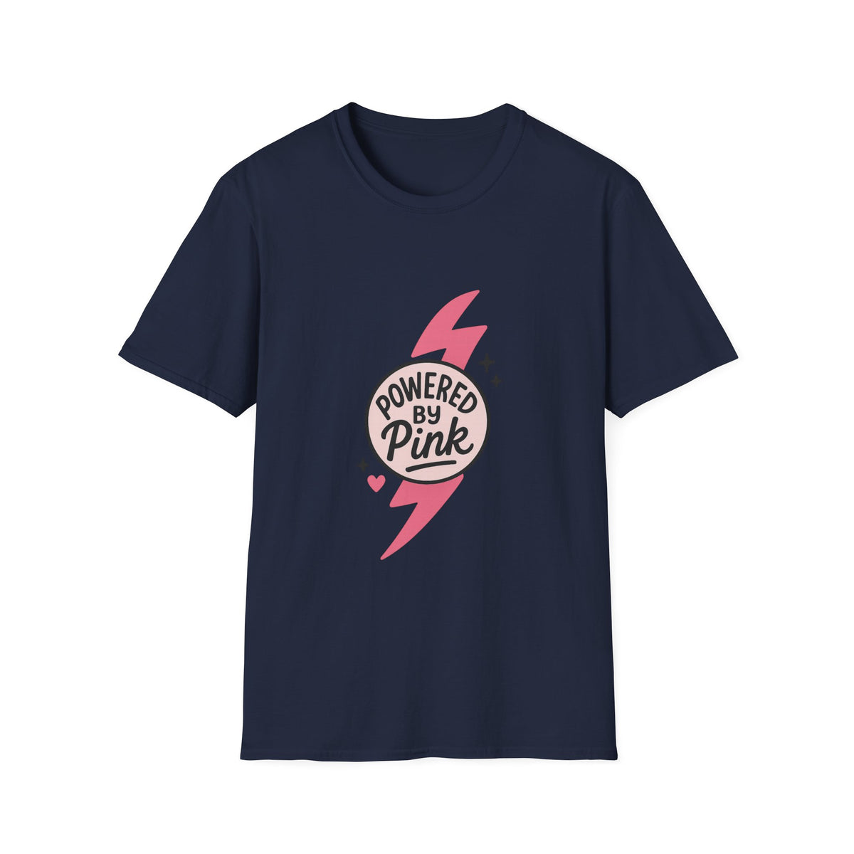 Pink Power Bolt T-Shirt — Flowers in Pink Graphic Tee - Trending Now - October 2026