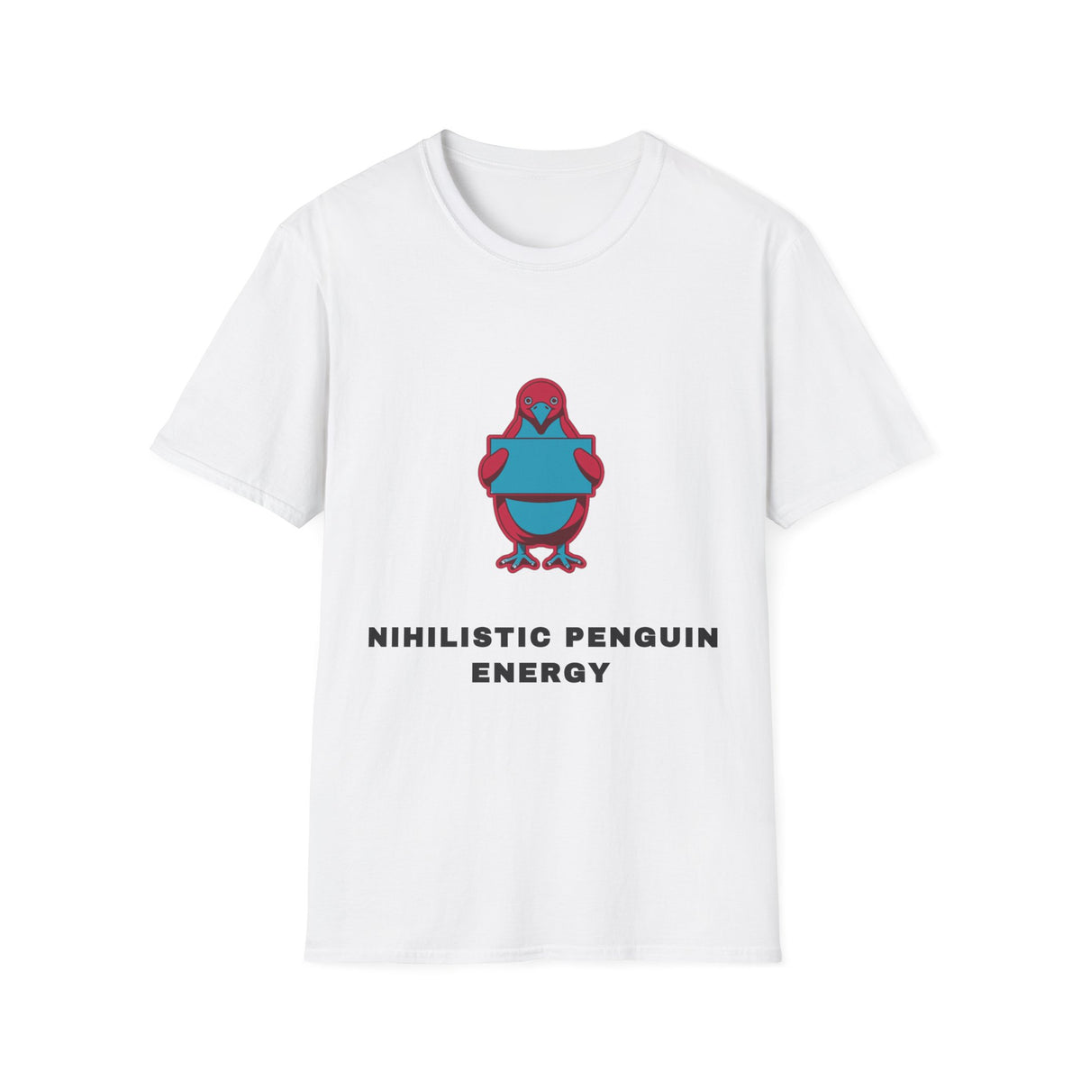 Minimalist Athletic Penguin T-Shirt — "Minimalistic Penguin Energy" Design - Trending Now - September 2026