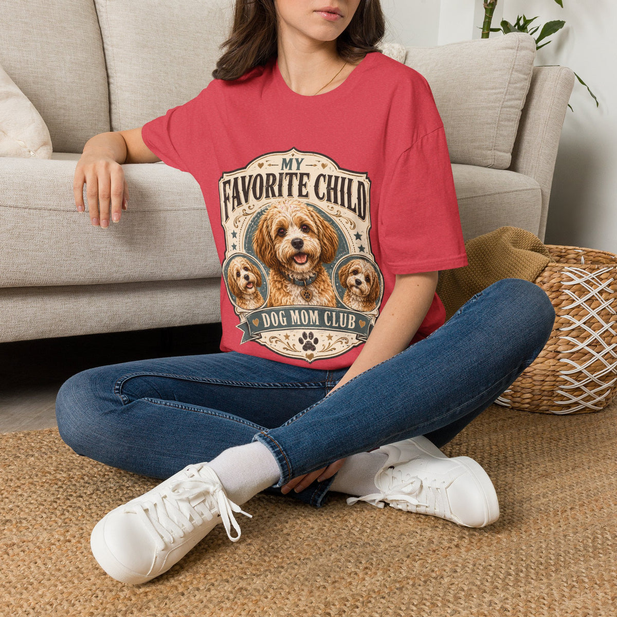 My Favorite Child Dog Mom Club T-Shirt — Cute Puppy Pet Lover Tee