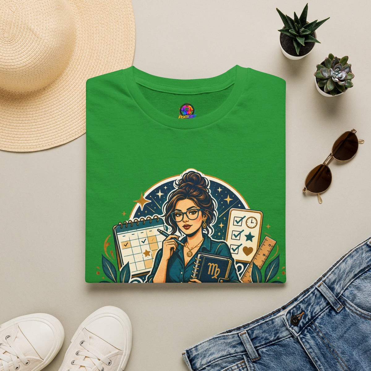 Virgo Planner T-Shirt — “Relax I Already Made A Plan For That” Astrological Tee