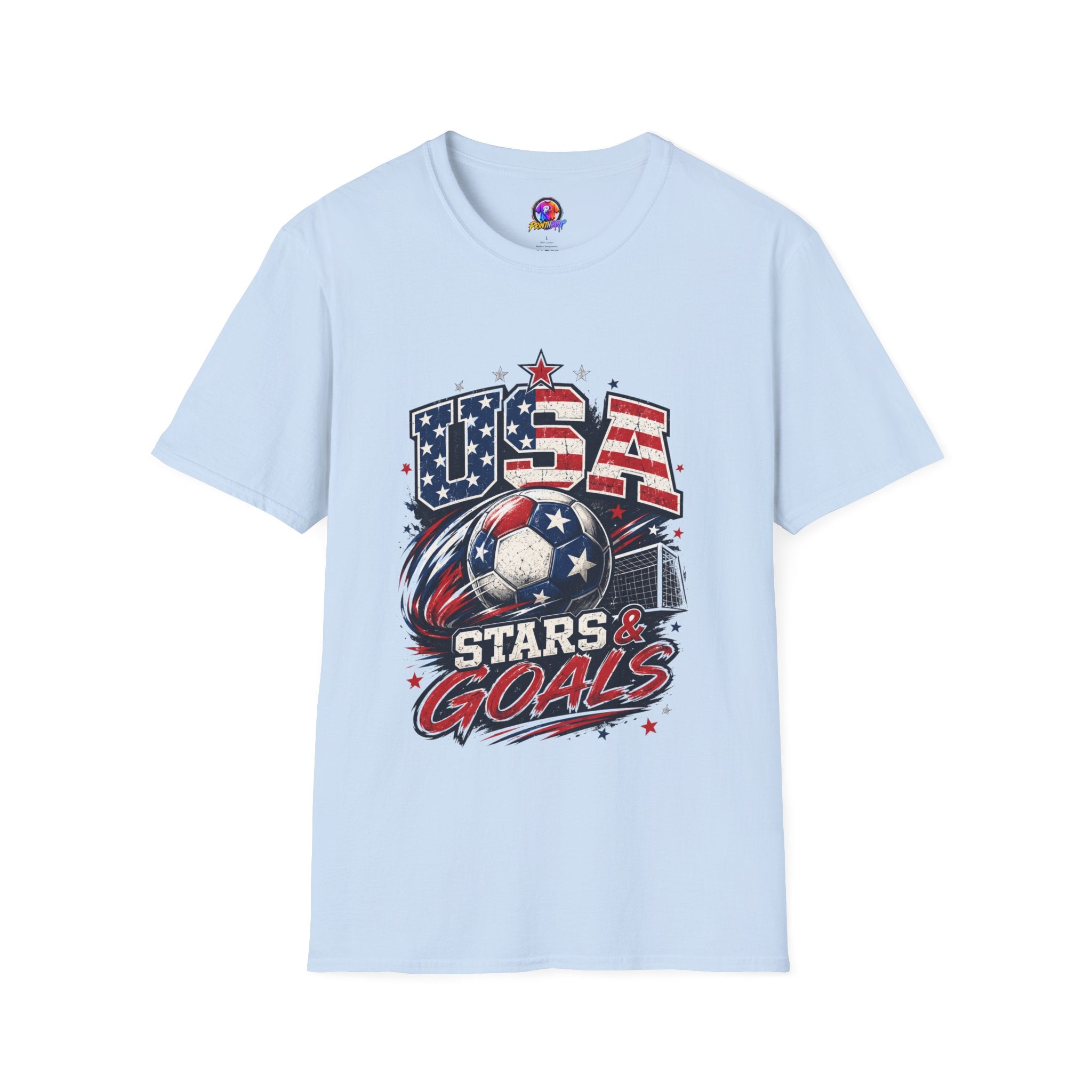 USA Stars & Goals Soccer T-Shirt