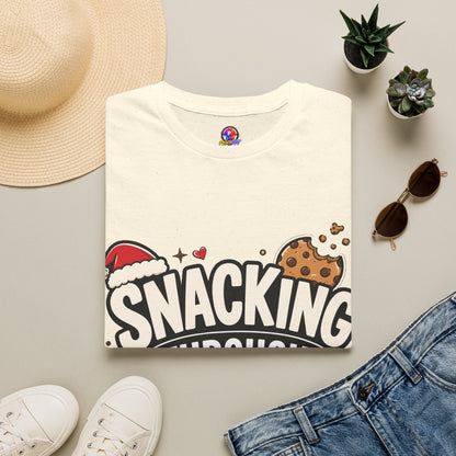 Snacking Through Christmas T-Shirt — Funny Holiday Cookie Tee
