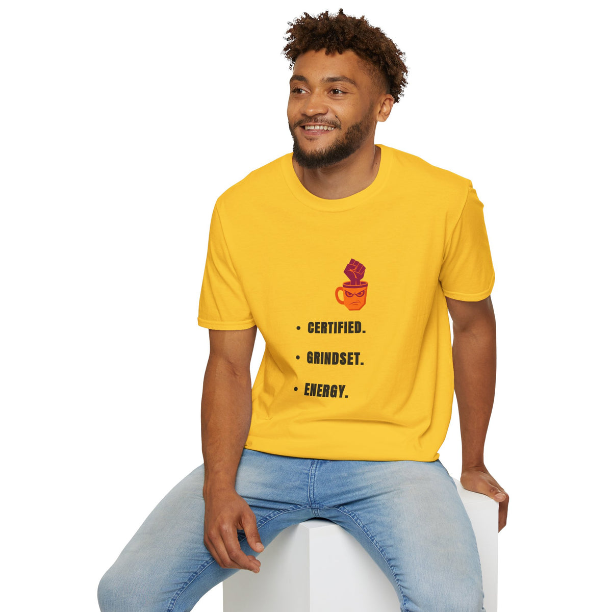 Certified Mindset Tee — "Certified. Mindset. Energy." Motivational Graphic T-Shirt - Trending Now - September 2026