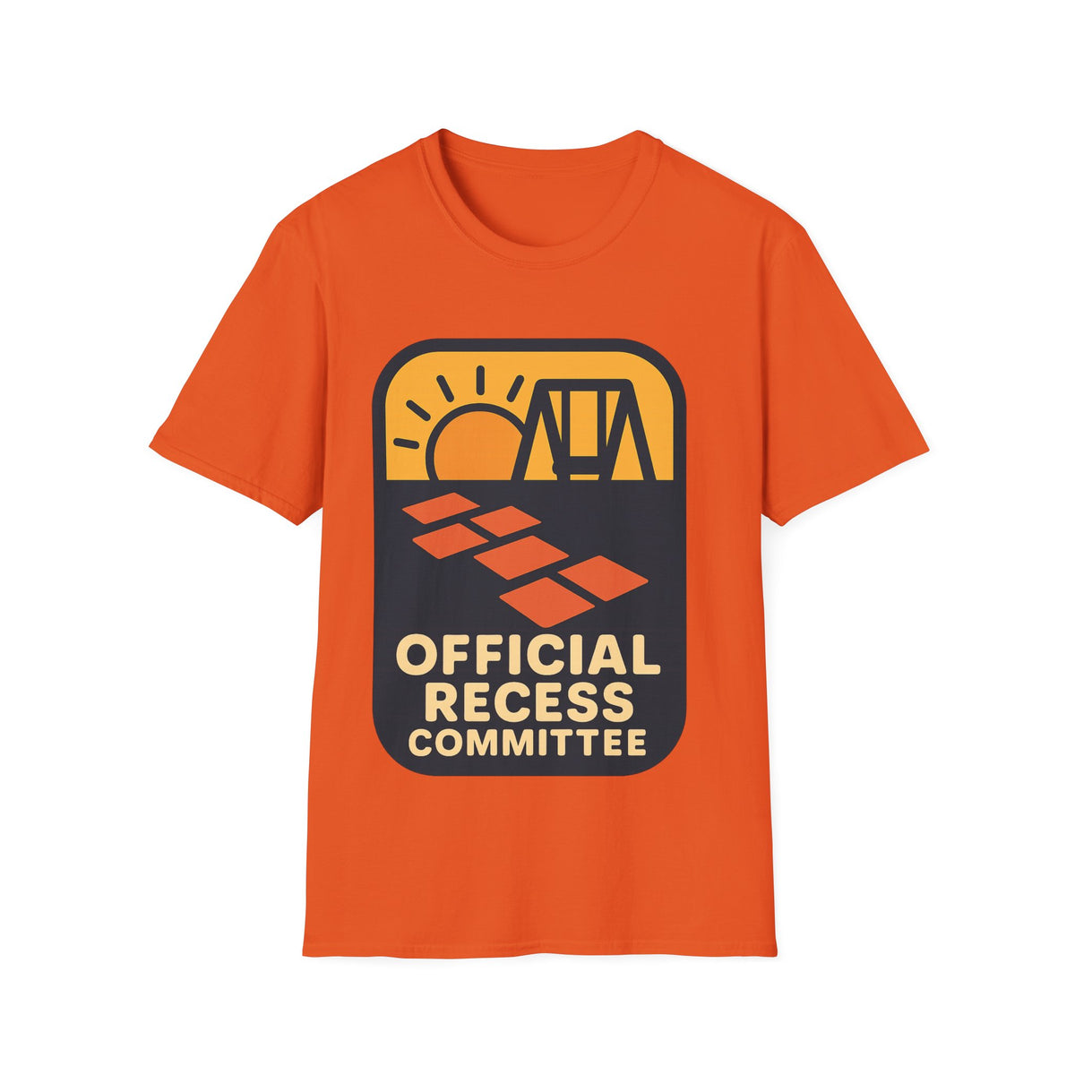 Official Recess Committee T-Shirt – Retro Sunset Camp Graphic Tee - Trending Now - August 2026