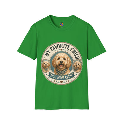Dog Mom T-Shirt — "My Favorite Child" Cute Goldendoodle Graphic Tee