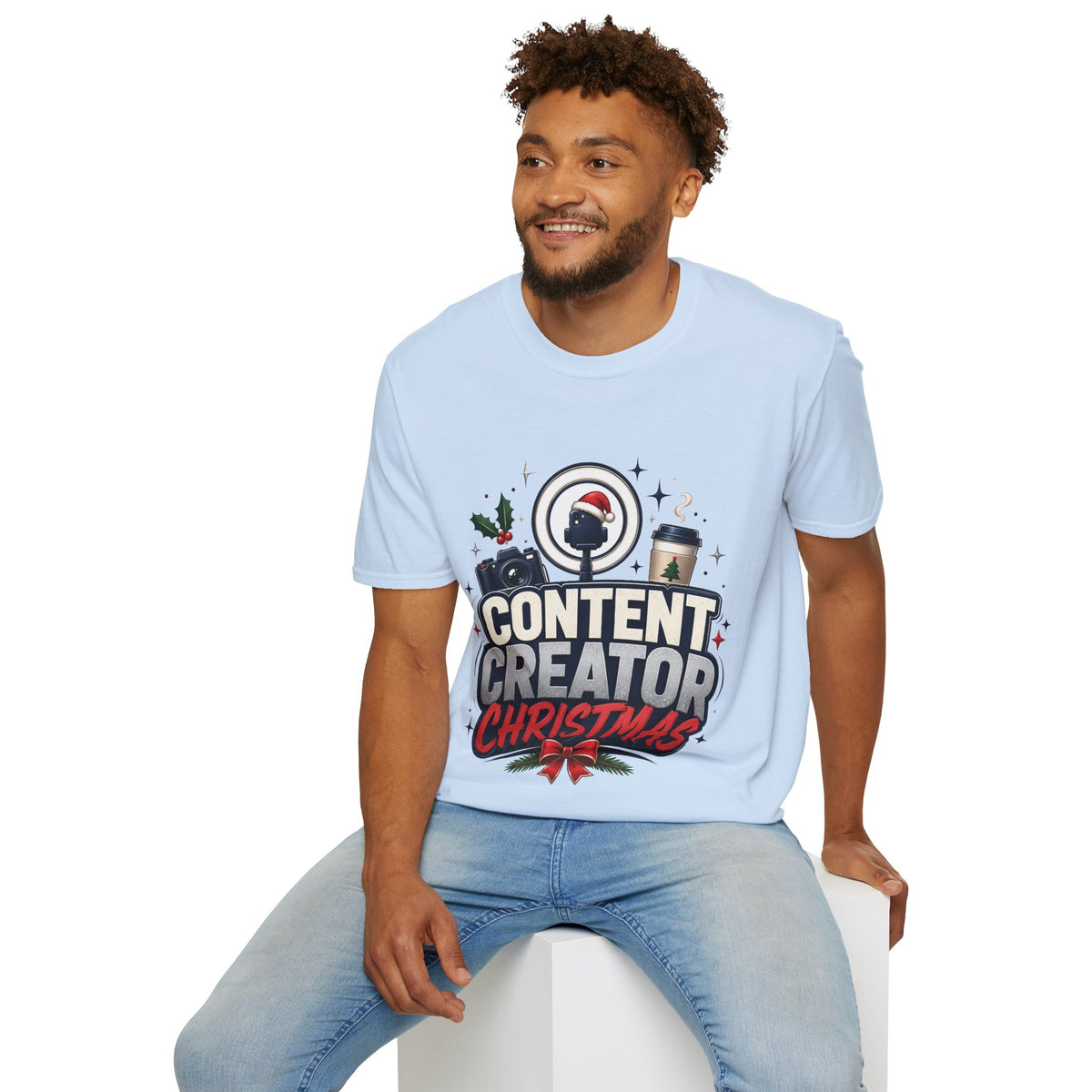 Content Creator Christmas T-Shirt