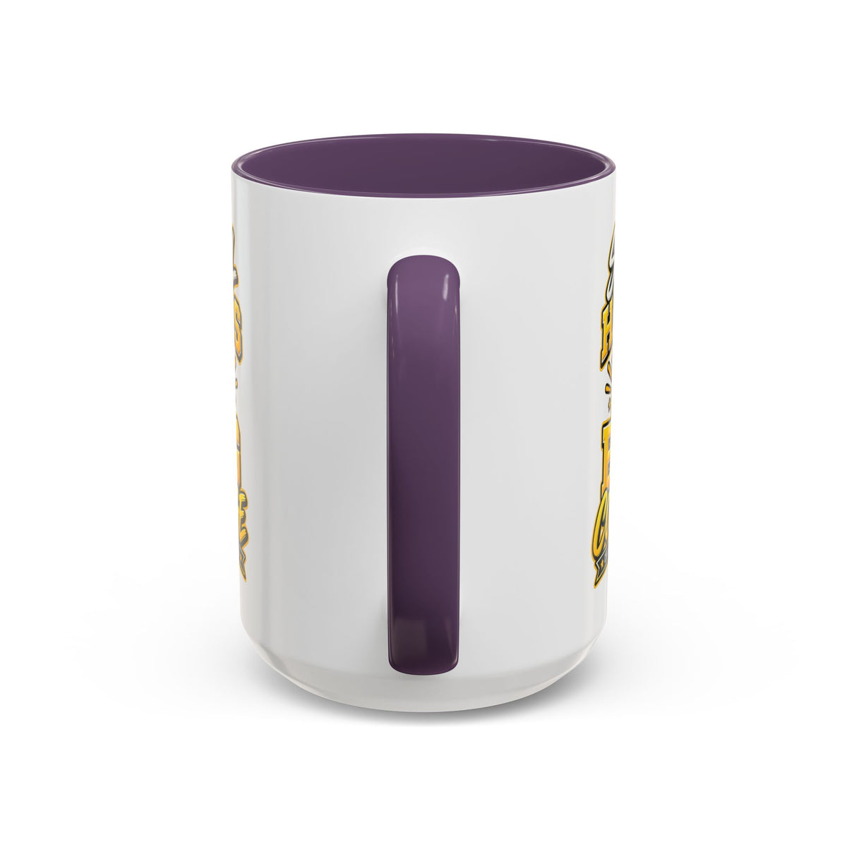 Coffee Mug - "Small Hands Big Courage" Childhood Cancer Awareness Accent Mug