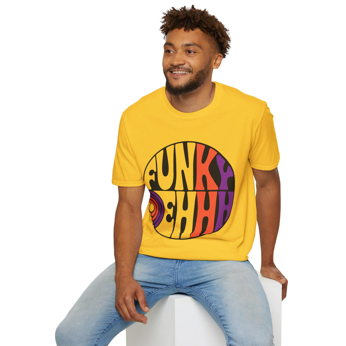 Funk Vibes Graphic T-Shirt — Retro 70s Circle Design - Trending Now - August 2026