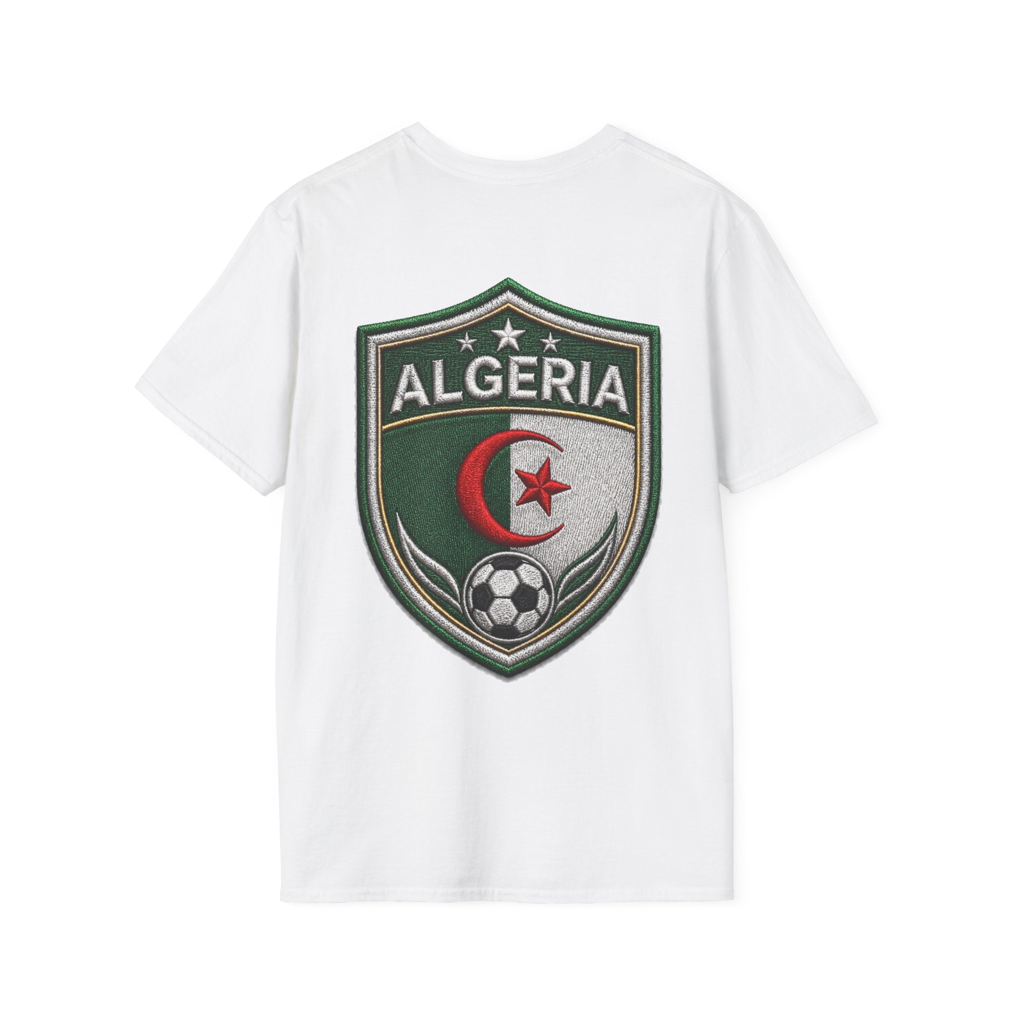 Algeria Football Fan Tee — "Green Desert Fire" Soccer Shirt
