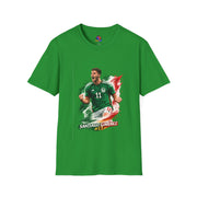 Mexico Soccer Jersey T-Shirt — Santiago Giménez Mexico #11 Fan Tee