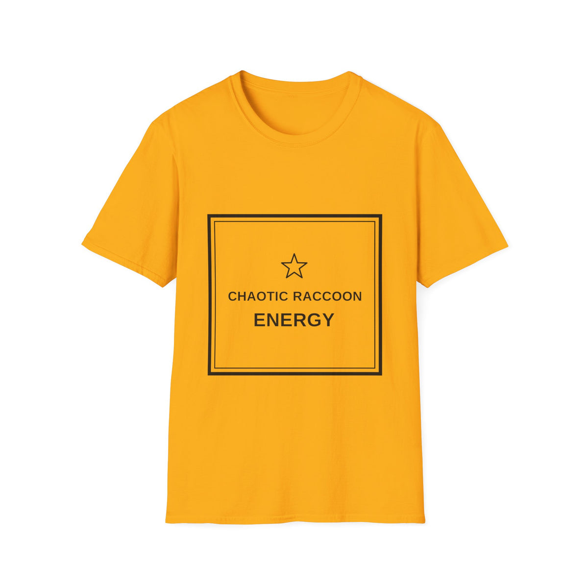 T-Shirt — Chaotic Raccoon Energy Graphic Tee - Trending Now - August 2026