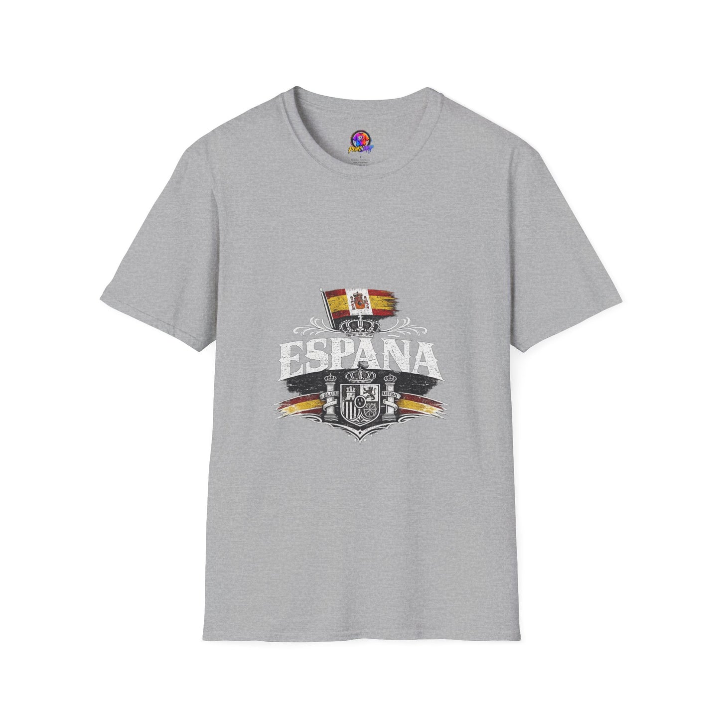 Spain Flag Crest T-Shirt — Spanish Pride Graphic Tee