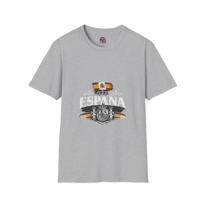 Spain Flag Crest T-Shirt — Spanish Pride Graphic Tee