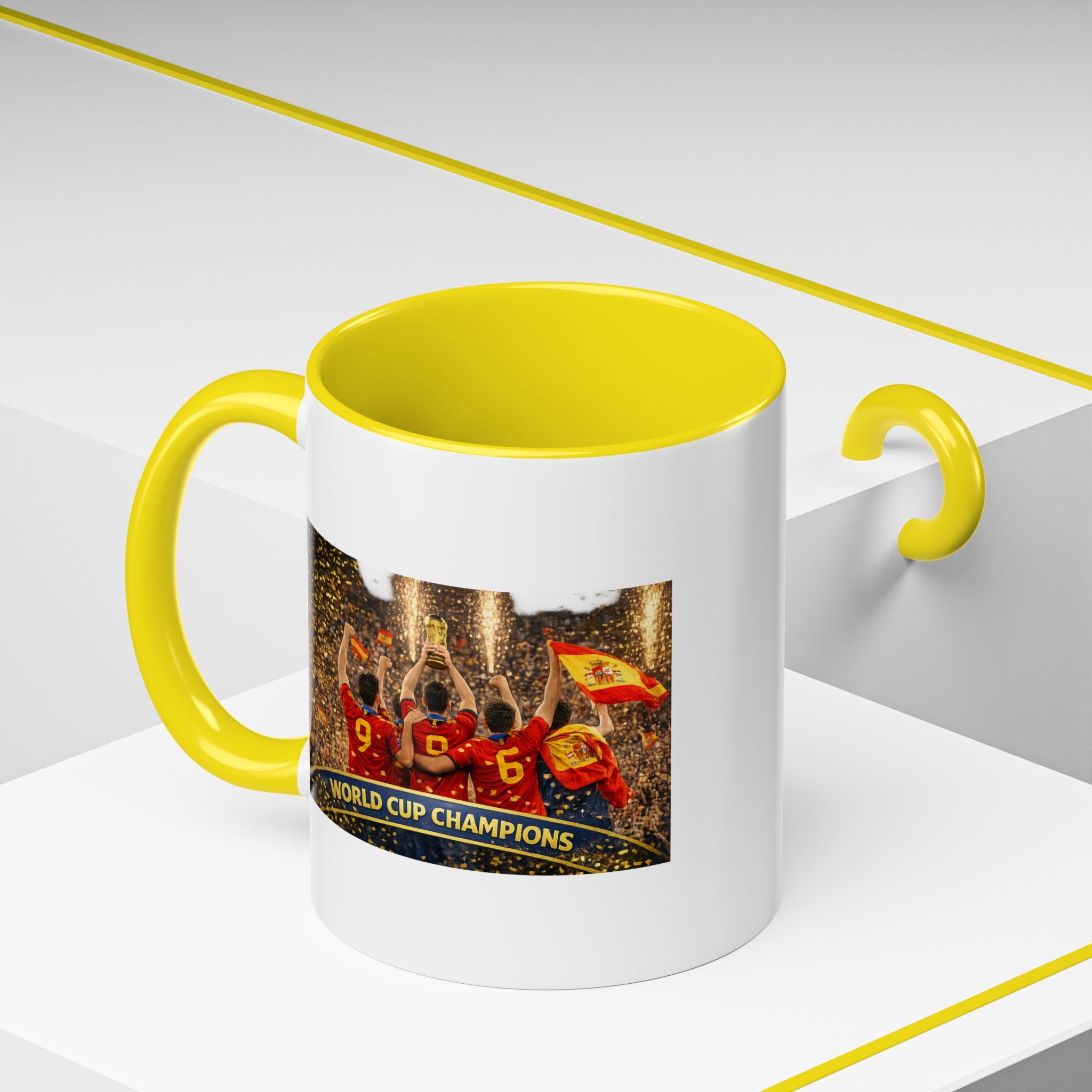 World Cup Champions Soccer Coffee Mug — Team Celebration Accent Mug