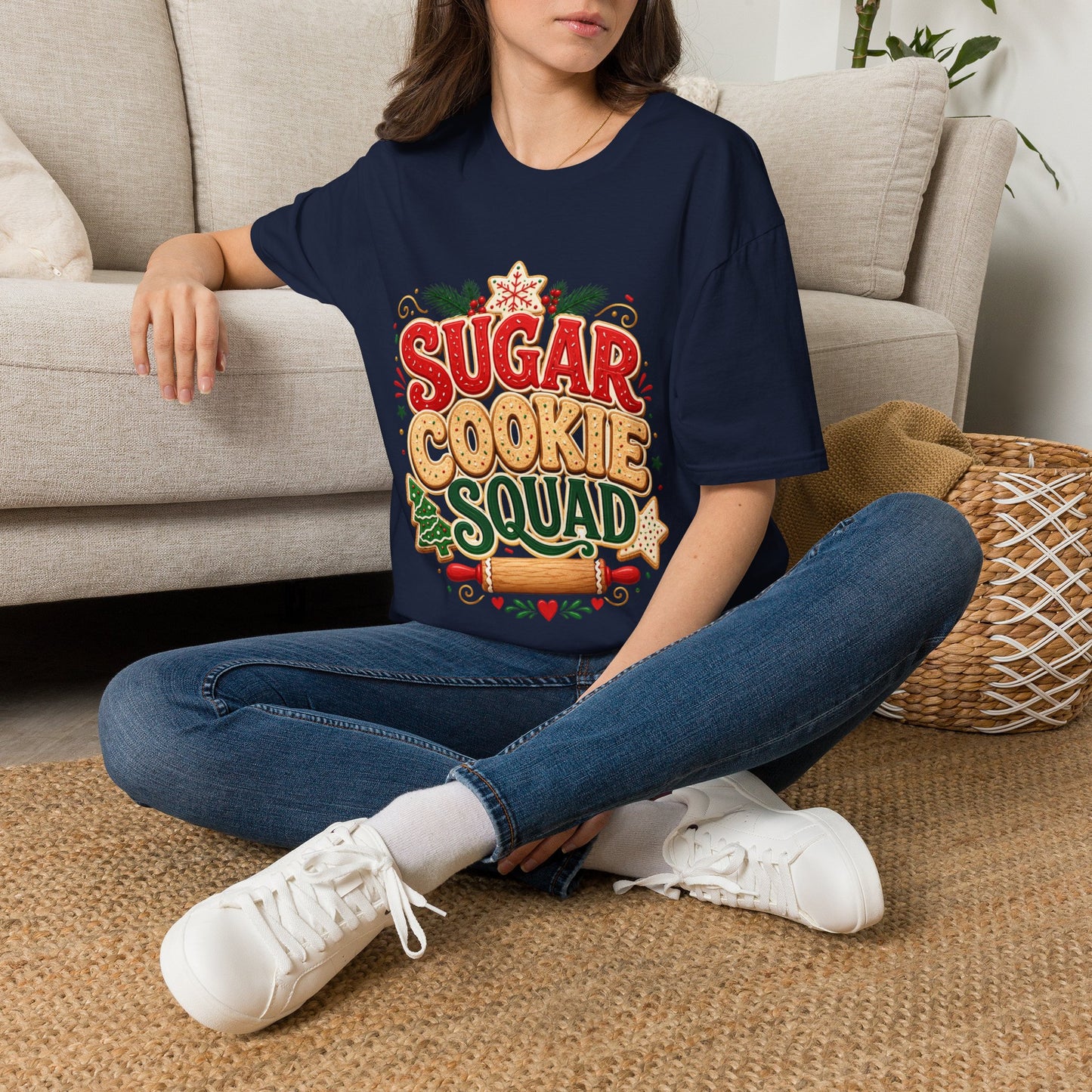 Sugar Cookie Squad T-Shirt — Festive Holiday Baking Graphic Tee