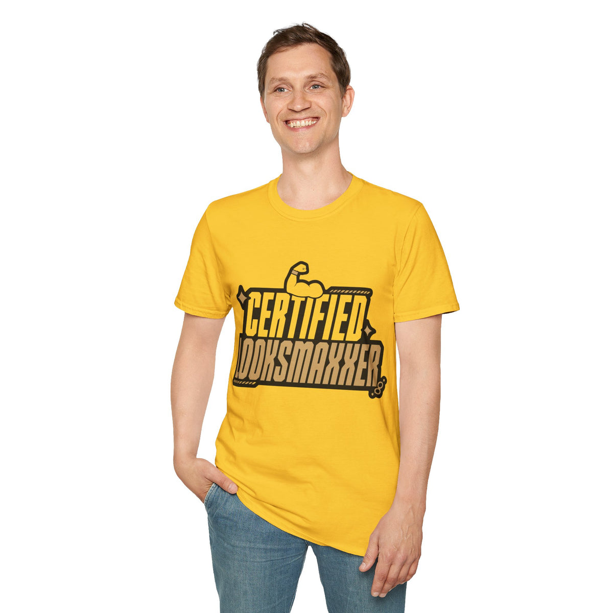 Certified Looksmaxxer T-Shirt — Funny Fitness & Glow-Up Tee - Trending Now - August 2026