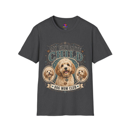 My Favorite Child Dog Mom T-Shirt — Cute Doodle Portrait Pet Lover Tee