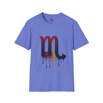Scorpio Drip Symbol T-Shirt — Zodiac Scorpion Astrology Tee