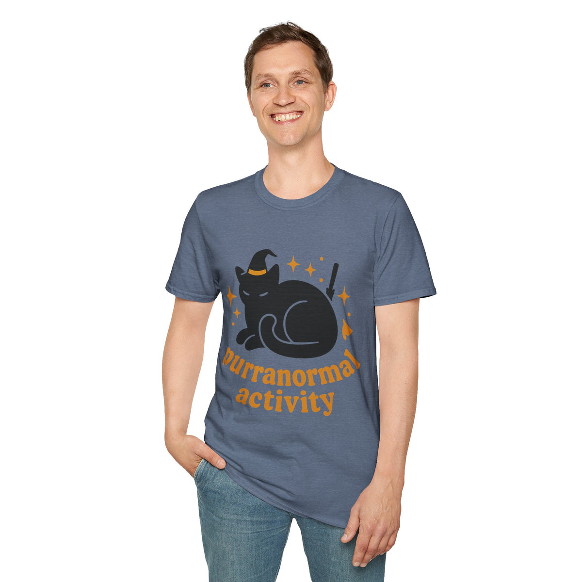 Paranormal Activity Circle T-Shirt — Cute Retro Ghost & Stars Tee - Trending Now - August 2026