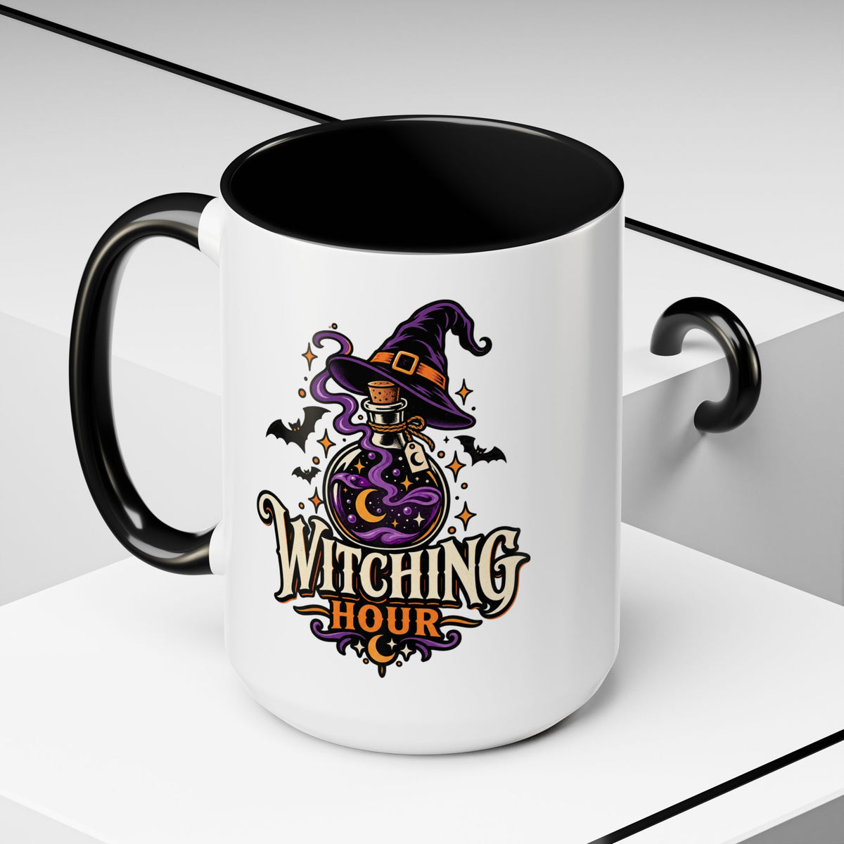Witching Hour Coffee Mug — Halloween Witch Potion Accent Mug (11/15oz)