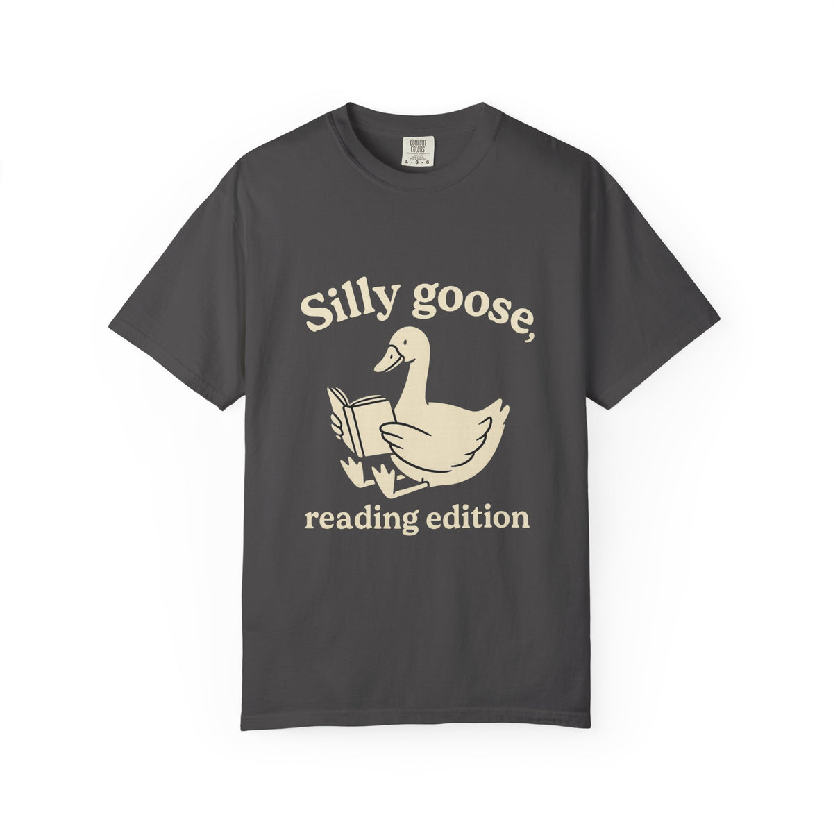 Silly Goose Reading Edition Tee - Cute Book Lover Animal Graphic T-Shirt - Trending Now - October 2026