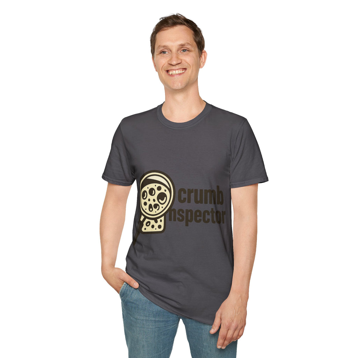 "Crumb Inspector" Funny Sourdough Bread Detective Tee - Cute Artisan Baker Gift White T-Shirt - Trending Now - September 2026