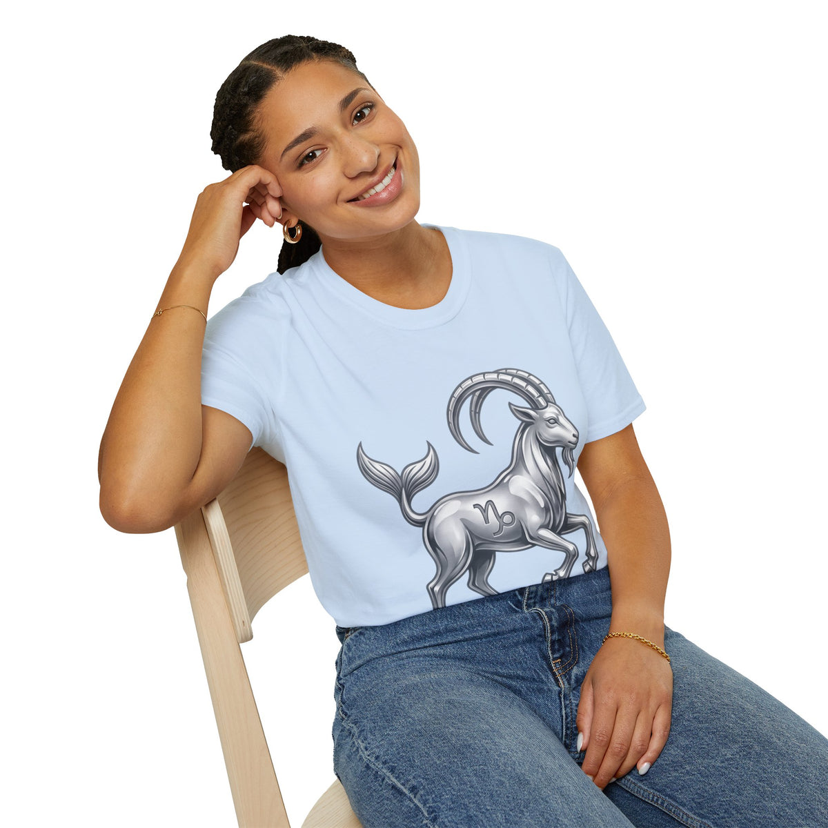 Capricorn Goat Zodiac T-Shirt — Mythical Sea-Goat Horoscope Tee