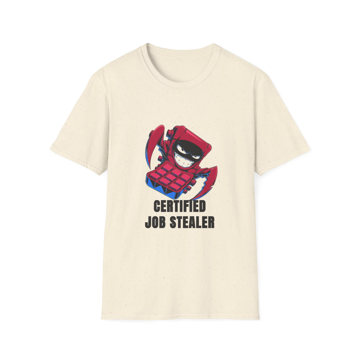 Certified Job Stealer T-Shirt — Funny Cartoon Ninja Heist Tee - Trending Now - August 2026